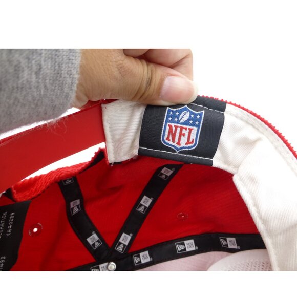 San Francisco 49ers Red Corduroy Snap Back Hat - Picture 9 of 15